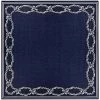 Recife Rope Knot Ivory-Indigo 9 ft. x 9 ft. Square Indoor/Outdoor Area Rug by Couristan