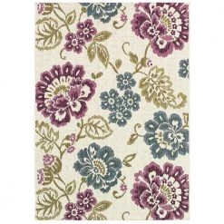 Dolce Tivoli Ivory-Multi 9 ft. x 13 ft. Indoor/Outdoor Area Rug by Couristan