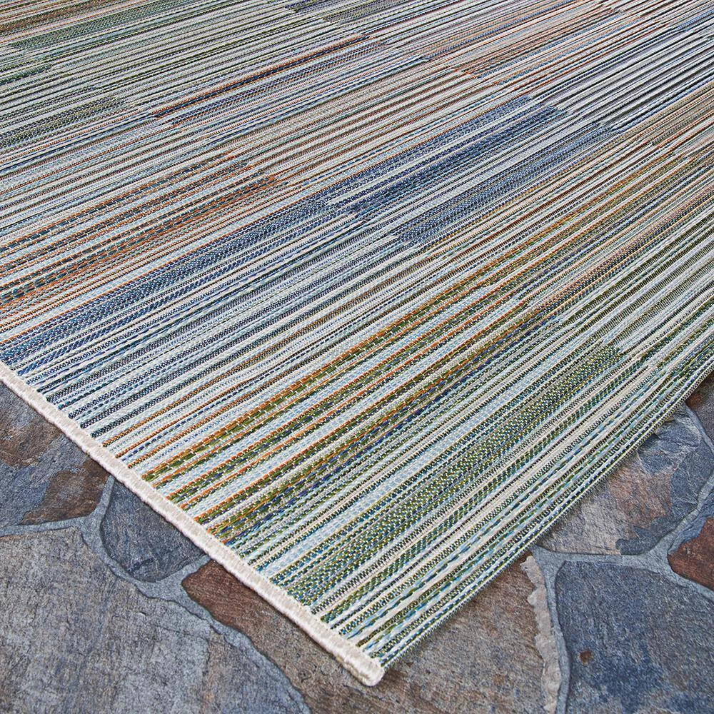 Cape Shoreham Ivory-Multi 8 ft. x 11 ft. Indoor/Outdoor Area Rug by Couristan 4 Cape Shoreham Ivory-Multi 8 ft. x 11 ft. Indoor/Outdoor Area Rug by Couristan - Image 4