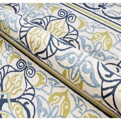 Covington Pegasus Ivory-Navy-Lime 6 ft. x 8 ft. Indoor/Outdoor Area Rug by Couristan 13 Covington Pegasus Ivory-Navy-Lime 6 ft. x 8 ft. Indoor/Outdoor Area Rug by Couristan -Artistic Weavers || Couristan Sales Store ivory navy lime couristan outdoor rugs 30377821056080t 1f 1000