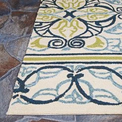 Covington Pegasus Ivory-Navy-Lime 6 ft. x 8 ft. Indoor/Outdoor Area Rug by Couristan 12 Covington Pegasus Ivory-Navy-Lime 6 ft. x 8 ft. Indoor/Outdoor Area Rug by Couristan -Artistic Weavers || Couristan Sales Store ivory navy lime couristan outdoor rugs 30377821056080t 4f 1000