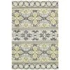 Covington Pegasus Ivory-Navy-Lime 6 ft. x 8 ft. Indoor/Outdoor Area Rug by Couristan