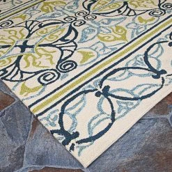 Covington Pegasus Ivory-Navy-Lime 6 ft. x 8 ft. Indoor/Outdoor Area Rug by Couristan 11 Covington Pegasus Ivory-Navy-Lime 6 ft. x 8 ft. Indoor/Outdoor Area Rug by Couristan -Artistic Weavers || Couristan Sales Store ivory navy lime couristan outdoor rugs 30377821056080t c3 1000