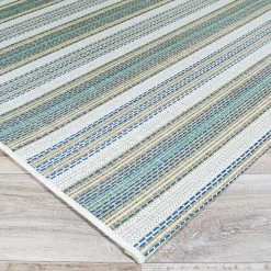 Monaco Marbella Ivory-Sand-Azure Blue 4 ft. x 5 ft. Indoor/Outdoor Area Rug by Couristan -Artistic Weavers || Couristan Sales Store ivory sand azure blue couristan outdoor rugs 60413161039055t c3 1000