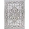 Charm Woodburn Ivory-Sand 5 ft. x 8 ft. Indoor/Outdoor Area Rug by Couristan