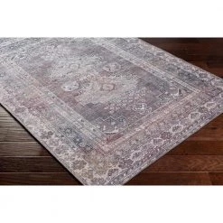 Churchill Lavender/Gray 8 ft. x 10 ft. Indoor Machine-Washable Area Rug by Artistic Weavers -Artistic Weavers || Couristan Sales Store lavender gray artistic weavers area rugs s00161051237 4f 1000