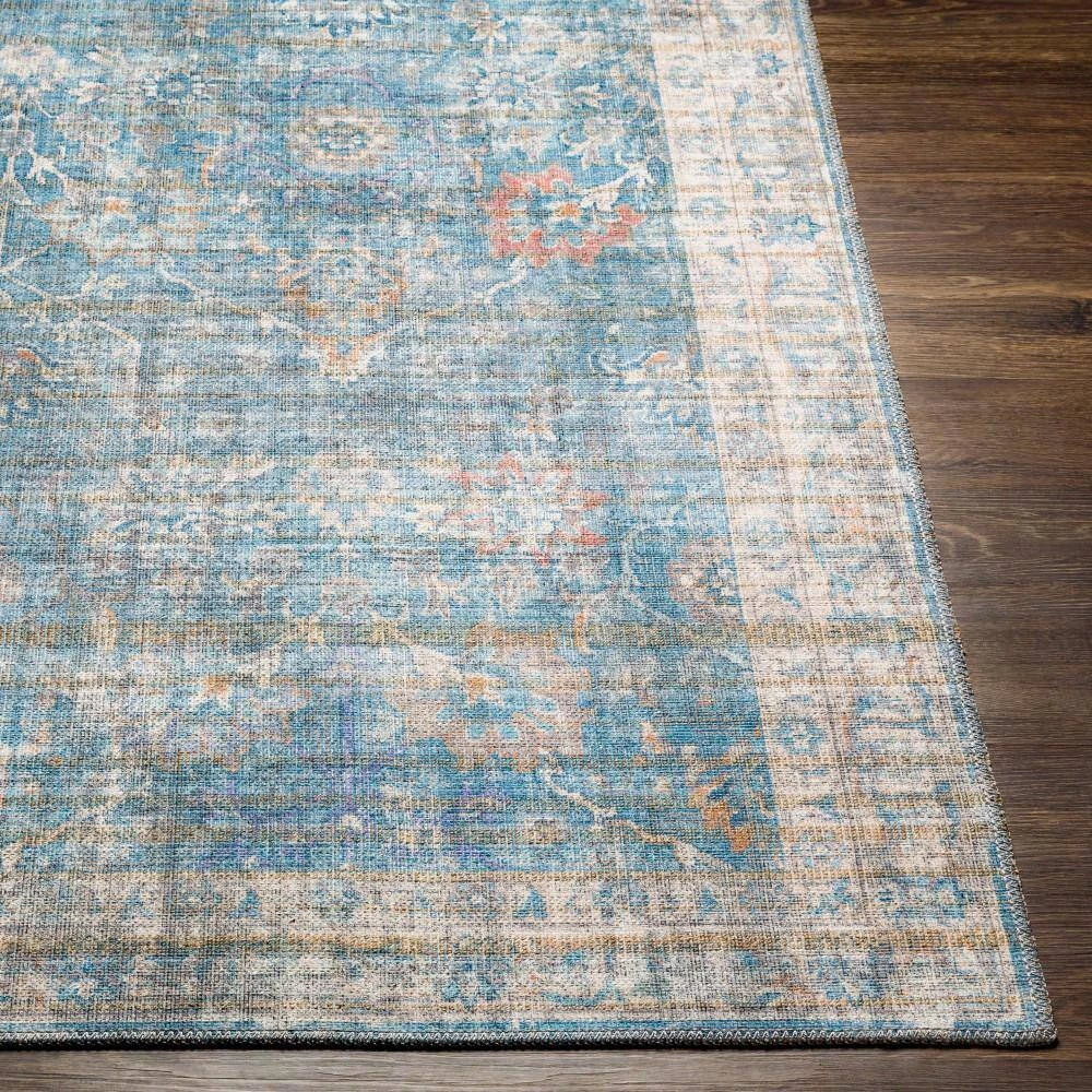 Cranbrook Light Blue 8 ft. x 10 ft. Indoor Machine-Washable Area Rug by Artistic Weavers 4 Cranbrook Light Blue 8 ft. x 10 ft. Indoor Machine-Washable Area Rug by Artistic Weavers - Image 4