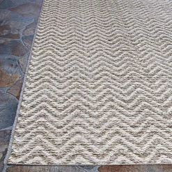 Cape Marion Light Brown-Ivory 7 ft. x 10 ft. Indoor/Outdoor Area Rug by Couristan -Artistic Weavers || Couristan Sales Store light brown ivory couristan outdoor rugs 14020023066096t 4f 1000