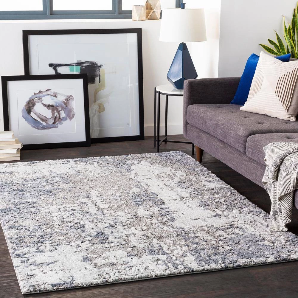 Safira Gray 9 ft. x 12 ft. 3 in. Abstract Area Rug by Artistic Weavers 2 Safira Gray 9 ft. x 12 ft. 3 in. Abstract Area Rug by Artistic Weavers - Image 2