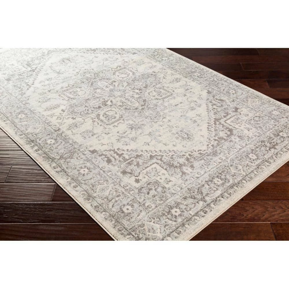 Axel Light Gray 9 ft. x 12 ft. Area Rug by Artistic Weavers 4 Axel Light Gray 9 ft. x 12 ft. Area Rug by Artistic Weavers - Image 4