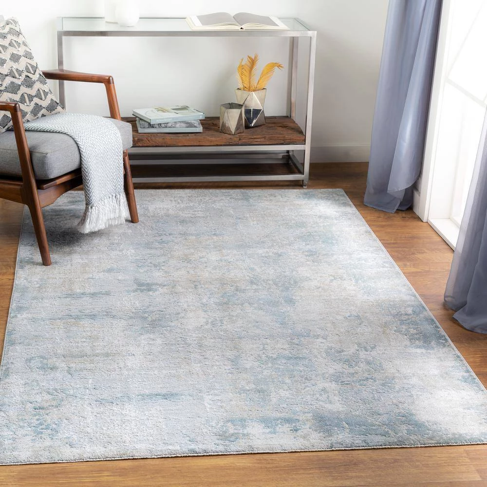 Dennings Light Grey 10 ft. x 14 ft. Indoor Area Rug by Artistic Weavers 3 Dennings Light Grey 10 ft. x 14 ft. Indoor Area Rug by Artistic Weavers - Image 3