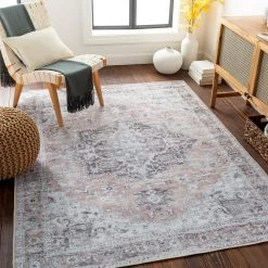 Ewing Light Grey 8 ft. x 10 ft. Traditional Indoor Machine-Washable Area Rug by Artistic Weavers 11 Ewing Light Grey 8 ft. x 10 ft. Traditional Indoor Machine-Washable Area Rug by Artistic Weavers -Artistic Weavers || Couristan Sales Store light grey artistic weavers area rugs s00161054670 31 1000