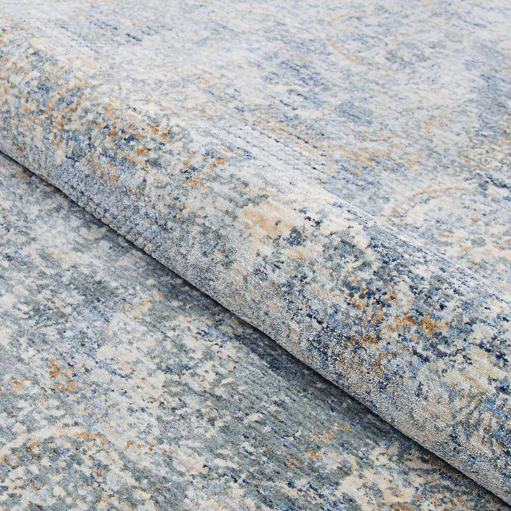 Couture Bordado Light Grey-Multicolor 10 ft. x 14 ft. Area Rug by Couristan 6 Couture Bordado Light Grey-Multicolor 10 ft. x 14 ft. Area Rug by Couristan - Image 6