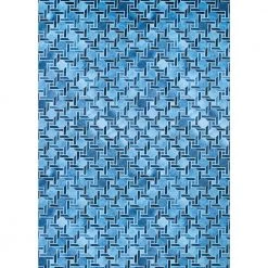 Prairie Solstice Marine Blue 8 ft. x 10 ft. Area Rug by Couristan