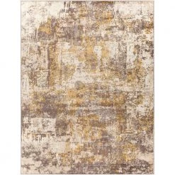 Dana Medium Brown/Mustard 8 ft. x 10 ft. Modern Indoor Area Rug by Artistic Weavers