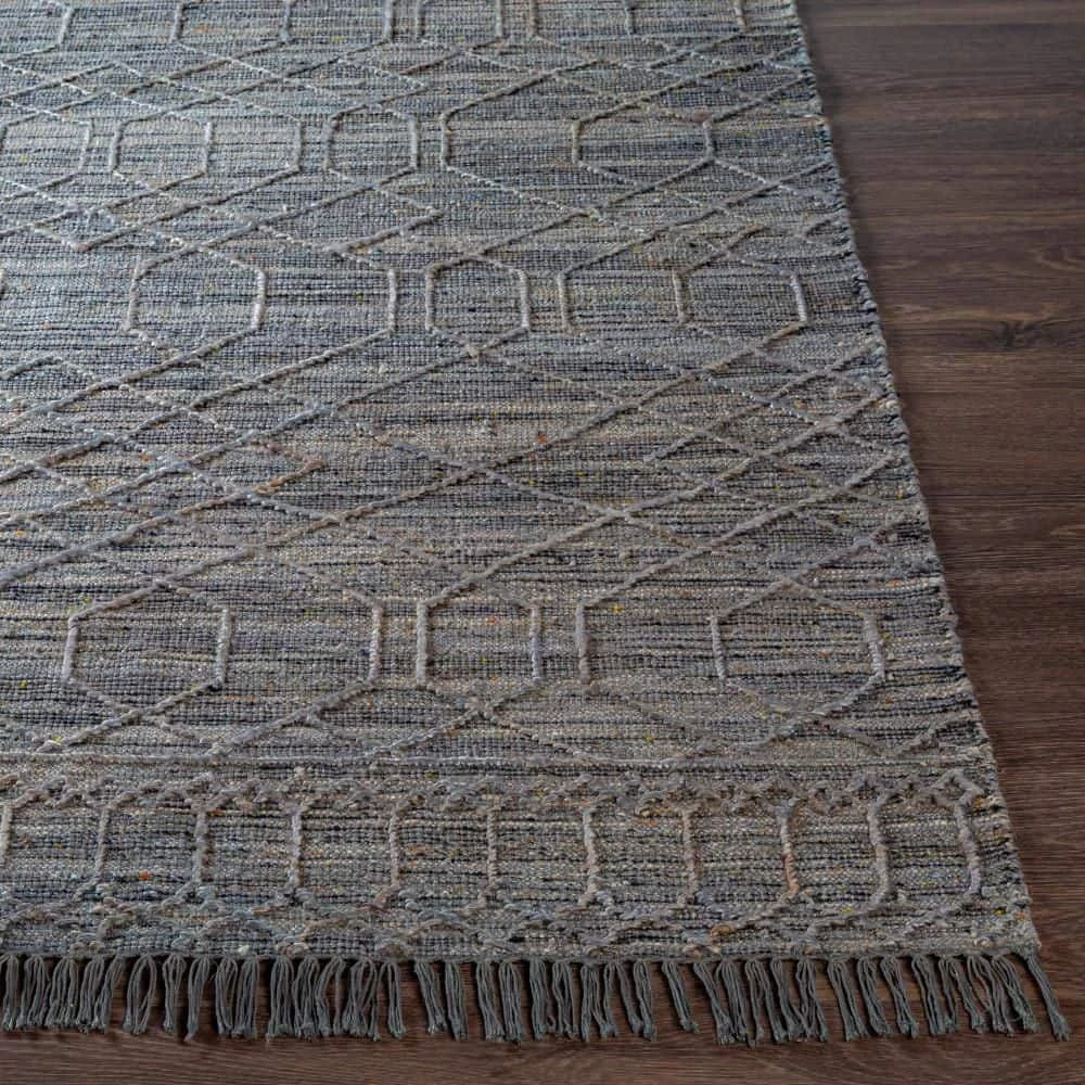 Nellye Medium Gray Trellis 8 ft. x 10 ft. Indoor Area Rug by Artistic Weavers 4 Nellye Medium Gray Trellis 8 ft. x 10 ft. Indoor Area Rug by Artistic Weavers - Image 4