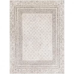 Lucillia Medium Grey 7 ft. 10 in. x 10 ft. 3 in. Border Area Rug by Artistic Weavers