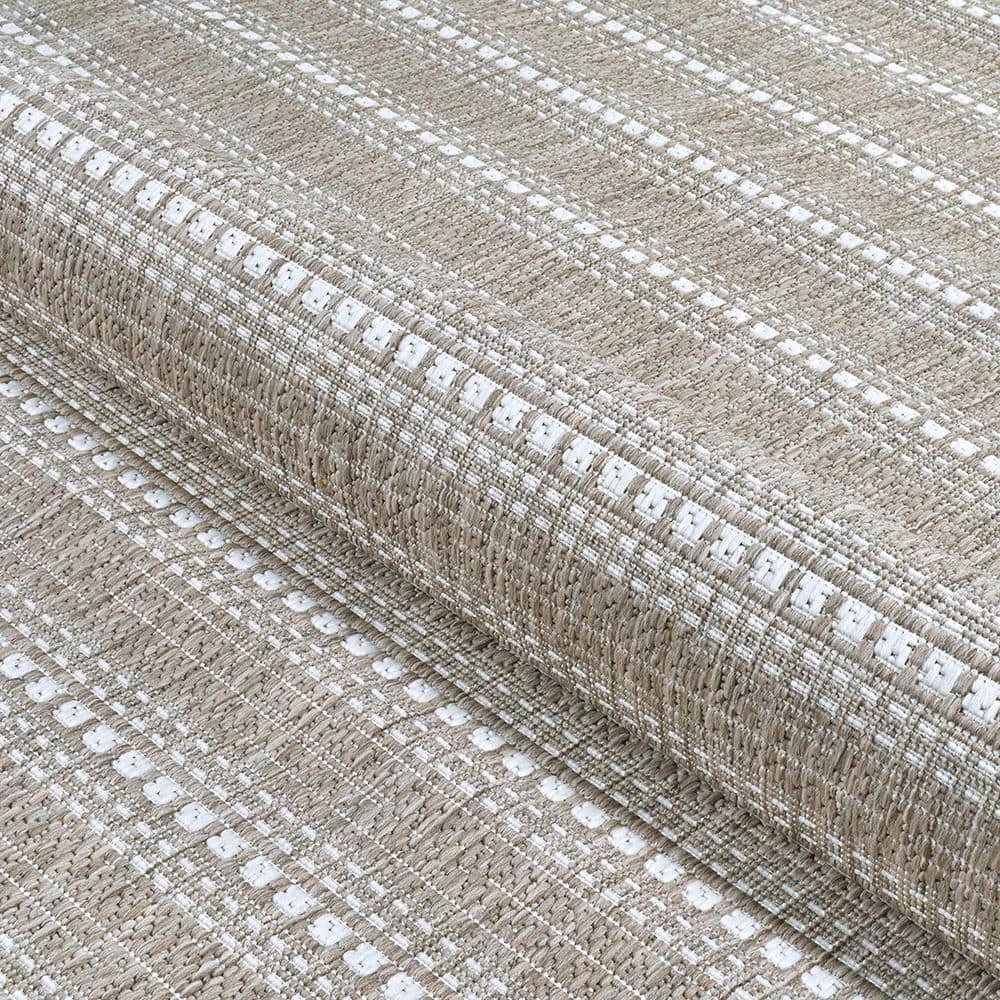 Afuera Beachcomber Mink-Shell 9 ft. x 12 ft. Indoor/Outdoor Area Rug by Couristan 6 Afuera Beachcomber Mink-Shell 9 ft. x 12 ft. Indoor/Outdoor Area Rug by Couristan - Image 6