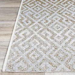 Monaco Pavers Mocha 9 ft. x 13 ft. Indoor/Outdoor Area Rug by Couristan -Artistic Weavers || Couristan Sales Store mocha couristan outdoor rugs 24403184086130t 4f 1000