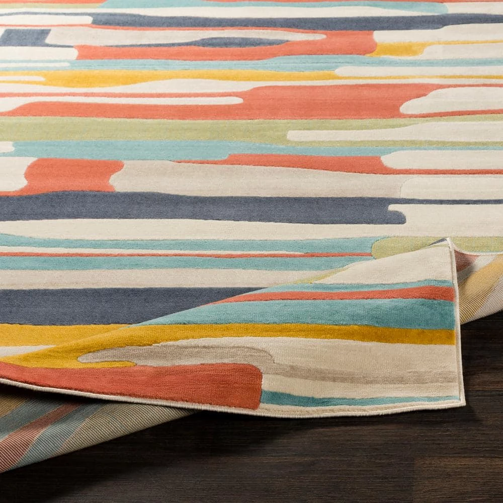 Astvin Multi 7 ft. 10 in. x 10 ft. 3 in. Abstract Area Rug by Artistic Weavers 4 Astvin Multi 7 ft. 10 in. x 10 ft. 3 in. Abstract Area Rug by Artistic Weavers - Image 4