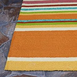 Covington Sherbet Stripe Multi 4 ft. x 6 ft. Indoor/Outdoor Area Rug by Couristan -Artistic Weavers || Couristan Sales Store multi couristan outdoor rugs 22963067036056t 4f 1000