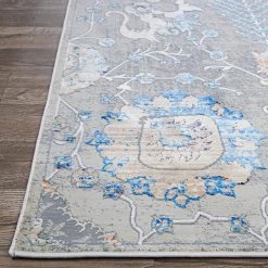 Vibrata Mandala Multi-Pewter 5 ft. x 8 ft. Area Rug by Couristan -Artistic Weavers || Couristan Sales Store multi pewter couristan area rugs 31210121053076t fa 1000