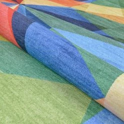 Rainbow Retro Multicolor 8 ft. x 10 ft. Area Rug by Couristan -Artistic Weavers || Couristan Sales Store multicolor couristan area rugs r6231000080100t 1f 1000