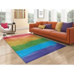 Rainbow Passion Multicolor 8 ft. x 10 ft. Area Rug by Couristan -Artistic Weavers || Couristan Sales Store multicolor couristan area rugs r6271000080100t 31 1000