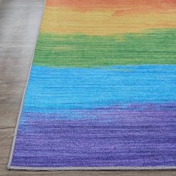 Rainbow Passion Multicolor 8 ft. x 10 ft. Area Rug by Couristan -Artistic Weavers || Couristan Sales Store multicolor couristan area rugs r6271000080100t 4f 1000