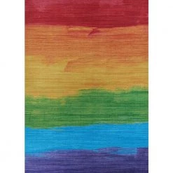 Rainbow Passion Multicolor 8 ft. x 10 ft. Area Rug by Couristan