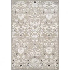 Cire Aurora Regal Mushroom-Antique Cream 5 ft. x 8 ft. Area Rug by Couristan