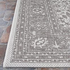 Marseille Carmoux Mushroom 4 ft. x 5 ft. Indoor/Outdoor Area Rug by Couristan 12 Marseille Carmoux Mushroom 4 ft. x 5 ft. Indoor/Outdoor Area Rug by Couristan -Artistic Weavers || Couristan Sales Store mushroom couristan outdoor rugs 24343251039055t 4f 1000