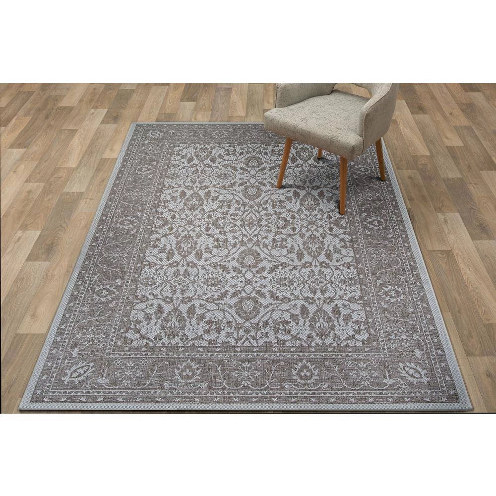 Marseille Carmoux Mushroom 4 ft. x 5 ft. Indoor/Outdoor Area Rug by Couristan 7 Marseille Carmoux Mushroom 4 ft. x 5 ft. Indoor/Outdoor Area Rug by Couristan - Image 7