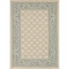 Recife Garden Lattice Natural-Green 2 ft. x 4 ft. Indoor/Outdoor Area Rug by Couristan