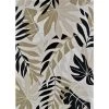 Dolce Aralia Naturals-Cool Onyx Black 2 ft. x 4 ft. Indoor/Outdoor Area Rug by Couristan