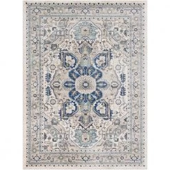 Helene Navy 7 ft. 10 in. x 10 ft. 3 in. Medallion Area Rug by Artistic Weavers