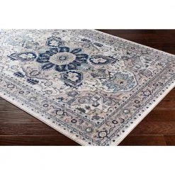 Helene Navy 7 ft. 10 in. x 10 ft. 3 in. Medallion Area Rug by Artistic Weavers 9 Helene Navy 7 ft. 10 in. x 10 ft. 3 in. Medallion Area Rug by Artistic Weavers -Artistic Weavers || Couristan Sales Store navy artistic weavers area rugs s00161010308 c3 1000