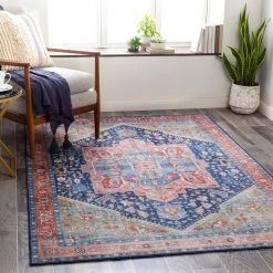 Bree Navy 9 ft. x 12 ft. Indoor Area Rug by Artistic Weavers -Artistic Weavers || Couristan Sales Store navy artistic weavers area rugs s00161027124 31 1000