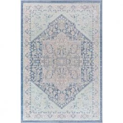 Salma Navy 8 ft. x 10 ft. Traditional Indoor Area Rug by Artistic Weavers