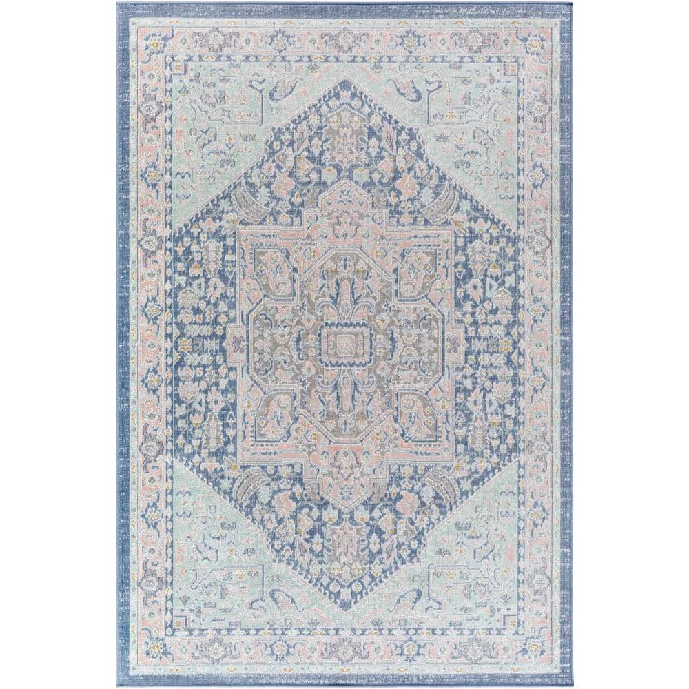 Salma Navy 8 ft. x 10 ft. Traditional Indoor Area Rug by Artistic Weavers 1 Salma Navy 8 ft. x 10 ft. Traditional Indoor Area Rug by Artistic Weavers
