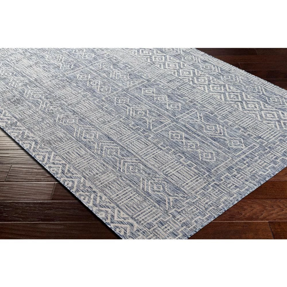 Julian Navy 9 ft. x 12 ft. Global Indoor/Outdoor Area Rug by Artistic Weavers 2 Julian Navy 9 ft. x 12 ft. Global Indoor/Outdoor Area Rug by Artistic Weavers - Image 2