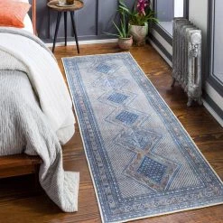 Silvia Navy/Camel 7 ft. 10 in. x 10 ft. 2 in. Machine-Washable Area Rug by Artistic Weavers -Artistic Weavers || Couristan Sales Store navy camel artistic weavers area rugs s00161035494 31 1000