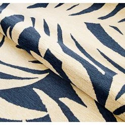 Covington Palms Navy 6 ft. x 8 ft. Indoor/Outdoor Area Rug by Couristan -Artistic Weavers || Couristan Sales Store navy couristan outdoor rugs 39900980056080t 1f 1000