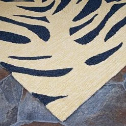 Covington Palms Navy 6 ft. x 8 ft. Indoor/Outdoor Area Rug by Couristan -Artistic Weavers || Couristan Sales Store navy couristan outdoor rugs 39900980056080t c3 1000