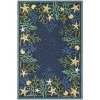 Outdoor Escape Sea Water Ocean-Aqua 6 ft. x 8 ft. Indoor/Outdoor Area Rug by Couristan