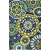 Covington Rip Tide Ocean-Green 6 ft. x 8 ft. Indoor/Outdoor Area Rug by Couristan