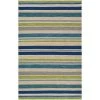 Cottages Alki Ocean Shades 8 ft. x 10 ft. Indoor/Outdoor Area Rug by Couristan