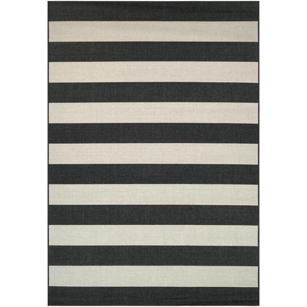 Afuera Yacht Club Onyx-Ivory 9 ft. x 12 ft. Indoor/Outdoor Area Rug by Couristan 1 Afuera Yacht Club Onyx-Ivory 9 ft. x 12 ft. Indoor/Outdoor Area Rug by Couristan