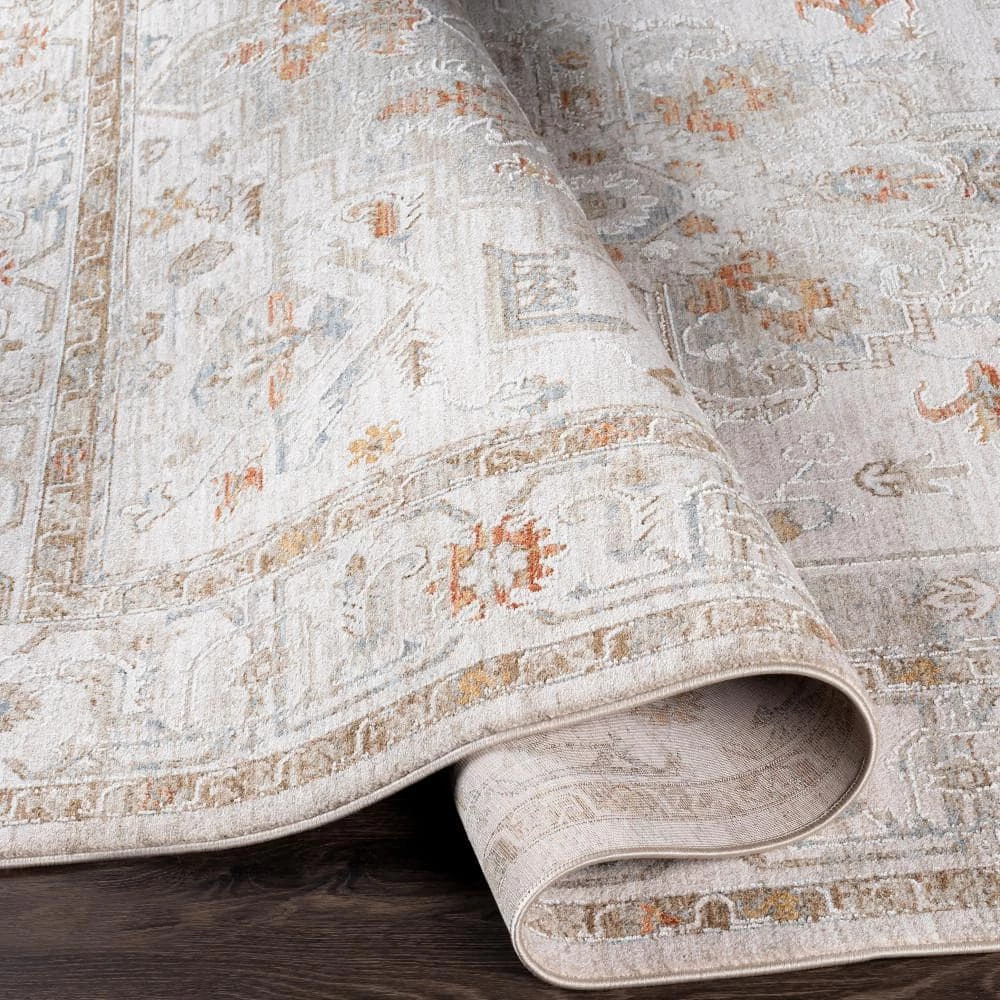 Warwick Orange/Beige 9 ft. x 12 ft. Indoor Area Rug by Artistic Weavers 3 Warwick Orange/Beige 9 ft. x 12 ft. Indoor Area Rug by Artistic Weavers - Image 3