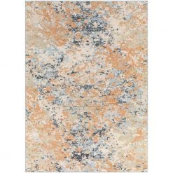 Brielle Orange/Blue 8 ft. x 10 ft. Modern Indoor Area Rug by Artistic Weavers